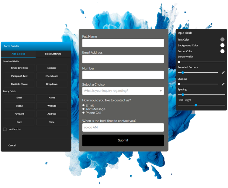 Forms to capture leads & create workflows